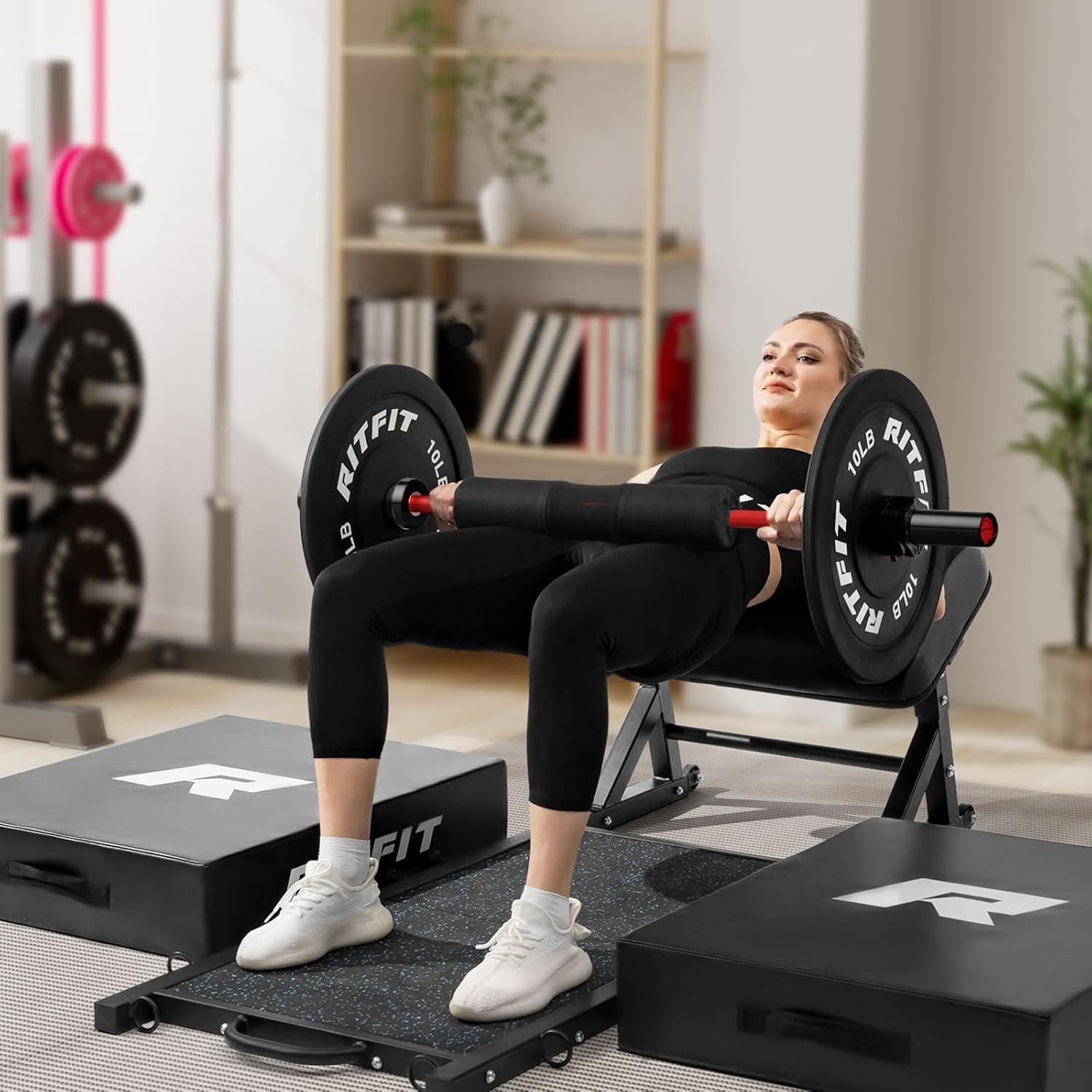 imageRITFIT Olympic Barbell 4ft48ft6ft 2 Inch Weight Bar for Strength Training Weightlifting Squat Deadlift Bench Press Curl Overhead Press 350lbs500lbs CapacityBlackRed