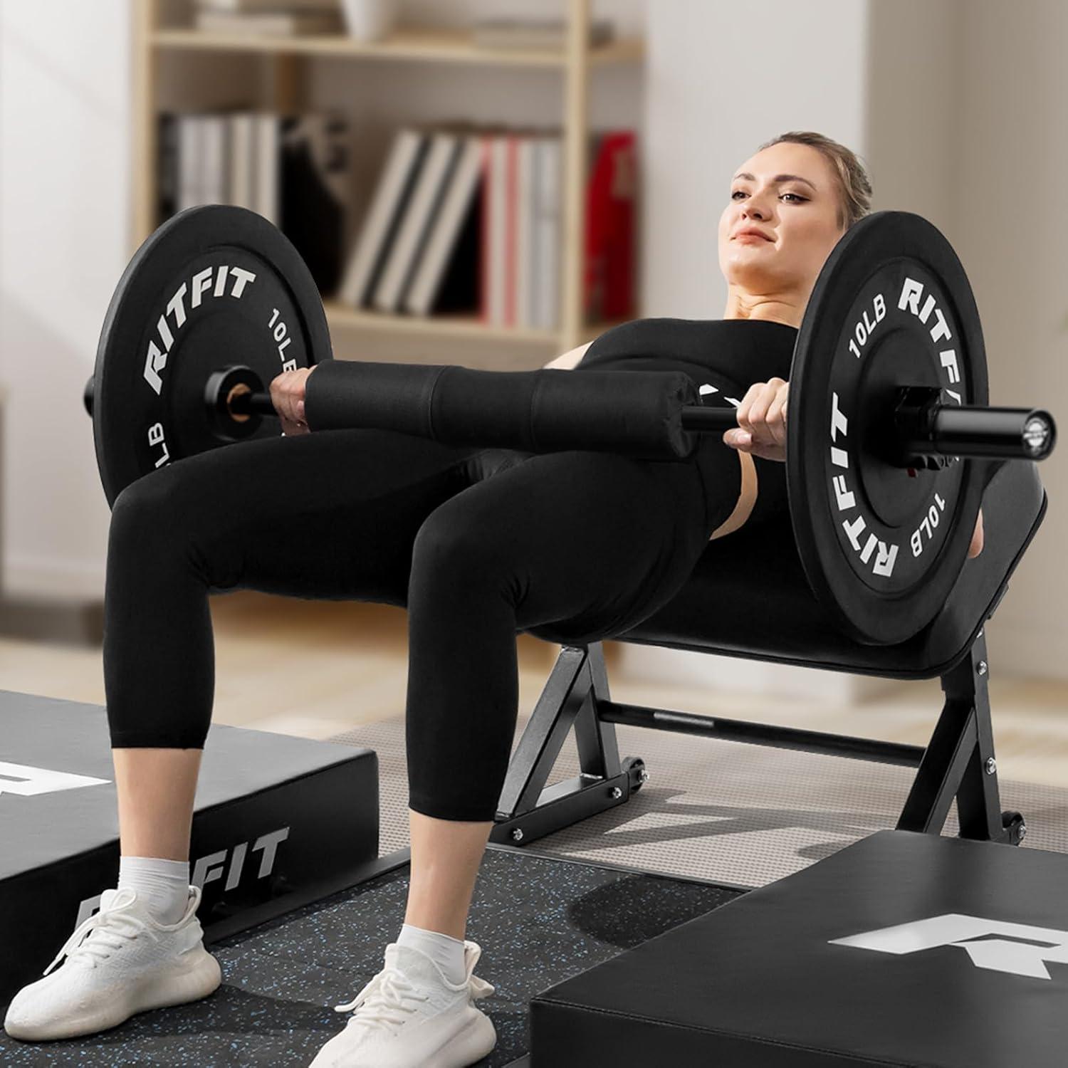 imageRITFIT Olympic Barbell 4ft48ft6ft 2 Inch Weight Bar for Strength Training Weightlifting Squat Deadlift Bench Press Curl Overhead Press 350lbs500lbs CapacityBlack