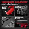 RITFIT Adjustable Weight Bench with Multiple Back Positions for Full Body Workouts, Incline, Decline, and Flat Settings for Home Gym Strength Training, 1300LB Capacity(Red)