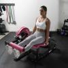 RITFIT Leg Extension and Curl Machine, 700LB Adjustable Leg Curl Machine, Seated Leg Extension and Lying Curl Machine for Home Gym, Leg Workout Equipment Compatible with 1” and 2” Plates(PINK)