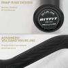 RitFit 2 Inch EZ Curl Bar with Weights, 350LBS Weight Capacity Olympic Curl Barbell for Bicep, Tricep and Weight Lifting Exercises(Black with 155LB Weights)