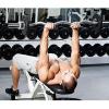 RitFit 2 Inch EZ Curl Bar with Weights, 350LBS Weight Capacity Olympic Curl Barbell for Bicep, Tricep and Weight Lifting Exercises(Silver with 155LB Weights)