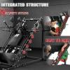 RitFit Gazelle Pro 3 in 1 Leg Press and Hack Squat Machine – High-Tensile Steel Leg Press Machine, 2000 lbs Capacity, Adjustable Angles, Hack Squat Machine with Weight Storage(BLACK)