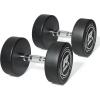 RitFit 5-250 LBS PVC Encased Round Dumbbell sets with Knurled Handle and Optional Rack, Strength Training Equipment for Home Gym(2X35LBS)