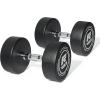 RitFit 5-250 LBS PVC Encased Round Dumbbell sets with Knurled Handle and Optional Rack, Strength Training Equipment for Home Gym(2X40LBS)