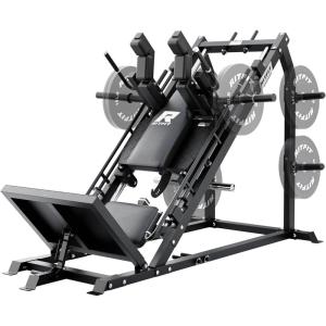 RitFit Gazelle Pro 3 in 1 Leg Press and Hack Squat Machine – High-Tensile Steel Leg Press Machine, 2000 lbs Capacity, Adjustable Angles, Hack Squat Machine with Weight Storage(BLACK)