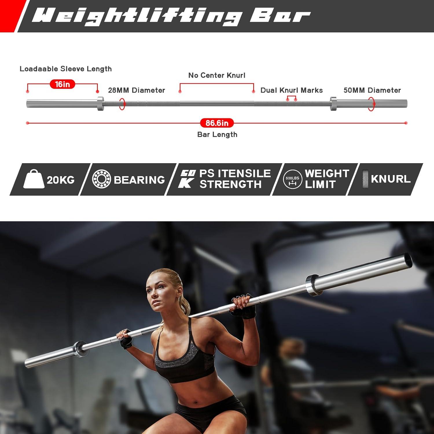 imageRitFit PPC01 Power Cage 1000LB Capacity and Packages with Optional Basic Power Rack Weight Bench Barbell Set with Olympic Barbell DIY LAT Pull Down Pulley System for Garage amp Home Gym