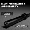 RITFIT 7FT Olympic Barbell for Strength and Weightlifting Training – 2 Inch Olympic Bar for Squat, Deadlift, Bench Press, Curl, Overhead Press – 600lbs/1000lbs/1200lbs Capacity(Black)