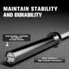 RITFIT 7FT Olympic Barbell for Strength and Weightlifting Training – 2 Inch Olympic Bar for Squat, Deadlift, Bench Press, Curl, Overhead Press – 600lbs/1000lbs/1200lbs Capacity(Sliver/White)