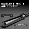 RITFIT 7FT Olympic Barbell for Strength and Weightlifting Training – 2 Inch Olympic Bar for Squat, Deadlift, Bench Press, Curl, Overhead Press – 600lbs/1000lbs/1200lbs Capacity(Sliver/Black)