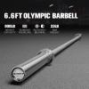 RITFIT 7FT Olympic Barbell for Strength and Weightlifting Training – 2 Inch Olympic Bar for Squat, Deadlift, Bench Press, Curl, Overhead Press – 600lbs/1000lbs/1200lbs Capacity(Sliver/White)