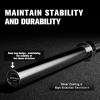 RITFIT 7FT Olympic Barbell for Strength and Weightlifting Training – 2 Inch Olympic Bar for Squat, Deadlift, Bench Press, Curl, Overhead Press – 600lbs/1000lbs/1200lbs Capacity(Silver)