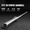 RITFIT 7FT Olympic Barbell for Strength and Weightlifting Training – 2 Inch Olympic Bar for Squat, Deadlift, Bench Press, Curl, Overhead Press – 600lbs/1000lbs/1200lbs Capacity(Silver)