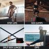RitFit 3 in 1 Extra Firm Soft Plyo Box Foam Plyometric Box-30”x24”x20”-20″x18″x16″ Heavy Duty High Density Foam Jumping Box 3 Sizes with PVC Cover,Platform for Home Gym Fitness, 440lb Weight Capacity(SMALL-B)