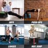 RitFit 3 in 1 Extra Firm Soft Plyo Box Foam Plyometric Box-30”x24”x20”-20″x18″x16″ Heavy Duty High Density Foam Jumping Box 3 Sizes with PVC Cover,Platform for Home Gym Fitness, 440lb Weight Capacity(MEDIUM-A)