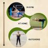 RitFit 5ft Natural Bamboo Yoga Stick, Exercise Stick, Stretching Stick, Versatile Tool for Yoga Practice, Stretching, Flexibility