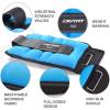 RitFit Ankle Wrist Weights (1 Pair) 1 1.5 2 3 4 5 LB Each with Fully Adjustable Strap for Arm, Hand & Leg – Best for Walking, Jogging, Gymnastics, Aerobics(Blue-3LB)
