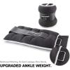 RitFit Ankle Wrist Weights (1 Pair) 1 1.5 2 3 4 5 LB Each with Fully Adjustable Strap for Arm, Hand & Leg – Best for Walking, Jogging, Gymnastics, Aerobics(Black-5LB)