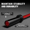 RitFit Barbell Weight Set – 4/6FT Olympic Barbell with Weight Plates (55-275LB Total) – Weightlifting Equipment for Squats, Curls, Deadlifts, Presses, Hip Thrusts(Black/Red)