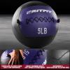 RitFit Medicine Ball / weight ball / Soft Medicine Ball / Wall Medicine Ball / Soft Wall Ball / Wall Ball set/ Medicine Balls for Exercise and Conditioning Workouts, Fitness Gym Equipment for Core Training and Cross Training (5/10/15/20/25/30 lbs)(Purple(5.0 pounds))