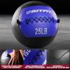 RitFit Medicine Ball / weight ball / Soft Medicine Ball / Wall Medicine Ball / Soft Wall Ball / Wall Ball set/ Medicine Balls for Exercise and Conditioning Workouts, Fitness Gym Equipment for Core Training and Cross Training (5/10/15/20/25/30 lbs)(Blue(25.0 pounds))