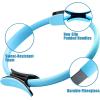 RitFit Pilates Ring Circle – 14 Inch Magic Fitness Circle for Toning Inner & Outer Thighs, Bonus Workout Guide Included(Blue)