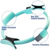 RitFit Pilates Ring Circle – 14 Inch Magic Fitness Circle for Toning Inner & Outer Thighs, Bonus Workout Guide Included(Cyan)