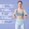 RitFit Pilates Ring Circle – 14 Inch Magic Fitness Circle for Toning Inner & Outer Thighs, Bonus Workout Guide Included(Cyan)