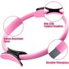 RitFit Pilates Ring Circle – 14 Inch Magic Fitness Circle for Toning Inner & Outer Thighs, Bonus Workout Guide Included(Pink)