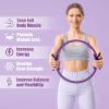 RitFit Pilates Ring Circle – 14 Inch Magic Fitness Circle for Toning Inner & Outer Thighs, Bonus Workout Guide Included(Purple)
