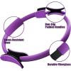 RitFit Pilates Ring Circle – 14 Inch Magic Fitness Circle for Toning Inner & Outer Thighs, Bonus Workout Guide Included(Purple)