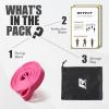 RitFit Pull Up Assist Band – Premium Resistance Band for Pull Up Assistance, Resistance Training, Body Stretching, Powerlifting, Mobility Training(#10 Rose Pink – 25 to 65 Pounds)