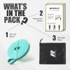 RitFit Pull Up Assist Band – Premium Resistance Band for Pull Up Assistance, Resistance Training, Body Stretching, Powerlifting, Mobility Training(#8 Aqua – 10 to 35 Pounds)
