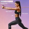 RitFit Single Resistance Exercise Band with Comfortable Handles – Ideal for Physical Therapy, Strength Training, Muscle Toning – Door Anchor and Starter Guide Included(Yellow(1-5lbs))