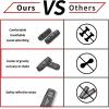 RitFit Soft Hand Weights Set – 0.5/0.75/1/1.5/2 LBS (1 Pair) Walking Dumbbell for Women & Men with Reflective Straps – Jogging, Running, Physical Therapy, Aerobics – Pink Orange Blue Grey Black(Grey -1.5lbs each (3lb pair))