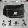RitFit Weight Lifting Belt – Great for Squats, Lunges, Deadlift, Thrusters – Men and Women – 6 Inch Black/Camouflage(Camo)