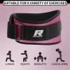 RitFit Weight Lifting Belt – Great for Squats, Lunges, Deadlift, Thrusters – Men and Women – 6 Inch Black/Camouflage(Pink)