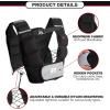RitFit Weighted Vest, 4lb/8lb/10lb/12lb/15lb/20lb Weight Vest with Reflective Stripes, Weight Vest Adjustable for Women and Men Workout, Strength Training, Running, Fitness, Jogging, Walking(Adjustable 4-12LB)