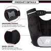 RitFit Weighted Vest, 4lb/8lb/10lb/12lb/15lb/20lb Weight Vest with Reflective Stripes, Weight Vest Adjustable for Women and Men Workout, Strength Training, Running, Fitness, Jogging, Walking(Adjustable 4-12LB)