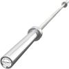 RITFIT 7FT Olympic Barbell for Strength and Weightlifting Training – 2 Inch Olympic Bar for Squat, Deadlift, Bench Press, Curl, Overhead Press – 600lbs/1000lbs/1200lbs Capacity(Sliver/White)
