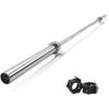 RITFIT 7FT Olympic Barbell for Strength and Weightlifting Training – 2 Inch Olympic Bar for Squat, Deadlift, Bench Press, Curl, Overhead Press – 600lbs/1000lbs/1200lbs Capacity(Silver)