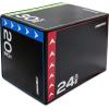 RitFit 3 in 1 Extra Firm Soft Plyo Box Foam Plyometric Box-30”x24”x20”-20″x18″x16″ Heavy Duty High Density Foam Jumping Box 3 Sizes with PVC Cover,Platform for Home Gym Fitness, 440lb Weight Capacity(LARGE-A)