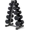 250 Lb Set with 5-Tier Rack(10+15+25+35+40)