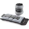 RitFit Ankle Wrist Weights (1 Pair) 1 1.5 2 3 4 5 LB Each with Fully Adjustable Strap for Arm, Hand & Leg – Best for Walking, Jogging, Gymnastics, Aerobics(Gray-4LB)