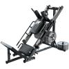 RitFit Leg Press Hack Squat Machine, Professional Adjustable Leg Press Machine for Home Gym with Linear Bearing, Specialty Hack Squat Machine for Full Lower Body Workout with Weight Storage Posts(Black)