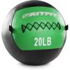 RitFit Medicine Ball / weight ball / Soft Medicine Ball / Wall Medicine Ball / Soft Wall Ball / Wall Ball set/ Medicine Balls for Exercise and Conditioning Workouts, Fitness Gym Equipment for Core Training and Cross Training (5/10/15/20/25/30 lbs)(GREEN(20.0 pounds))