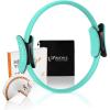 RitFit Pilates Ring Circle – 14 Inch Magic Fitness Circle for Toning Inner & Outer Thighs, Bonus Workout Guide Included(Cyan)