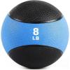 RitFit Weighted Medicine Ball – Non-Slip Rubber Shell & Dual Texture Grip – Workout Exercise Ball for Core Strength, Balance Training, Coordination Fitness – Multiple Weights & Colors(Blue-8LB)