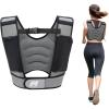 RitFit Weighted Vest, 4lb/8lb/10lb/12lb/15lb/20lb Weight Vest with Reflective Stripes, Weight Vest Adjustable for Women and Men Workout, Strength Training, Running, Fitness, Jogging, Walking(8LB)