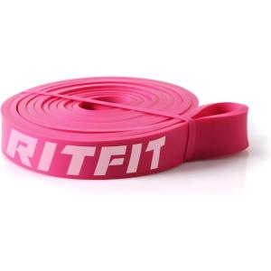 RitFit Pull Up Assist Band – Premium Resistance Band for Pull Up Assistance, Resistance Training, Body Stretching, Powerlifting, Mobility Training(#10 Rose Pink – 25 to 65 Pounds)